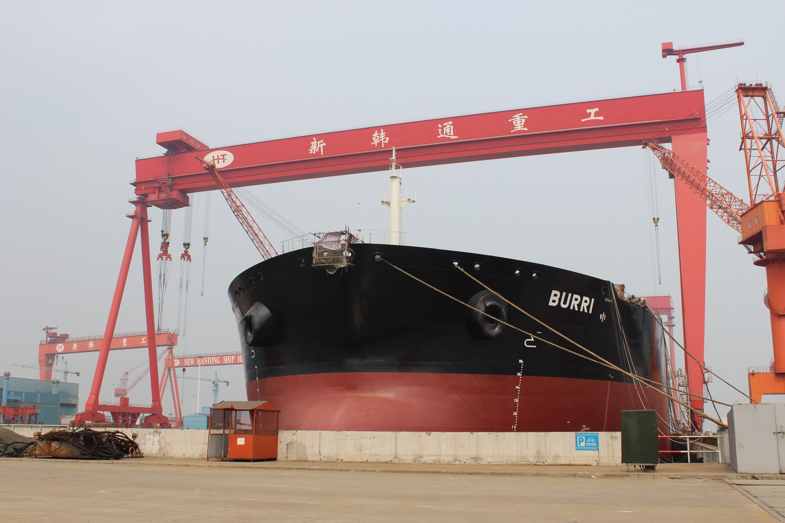 新韩通造船门机 800T和200T  起重机械安全监控管理系统